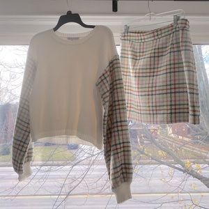 Sweater & Skirt Set